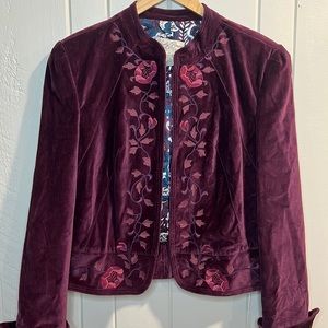 Lucky Brand live in love purple jacket
